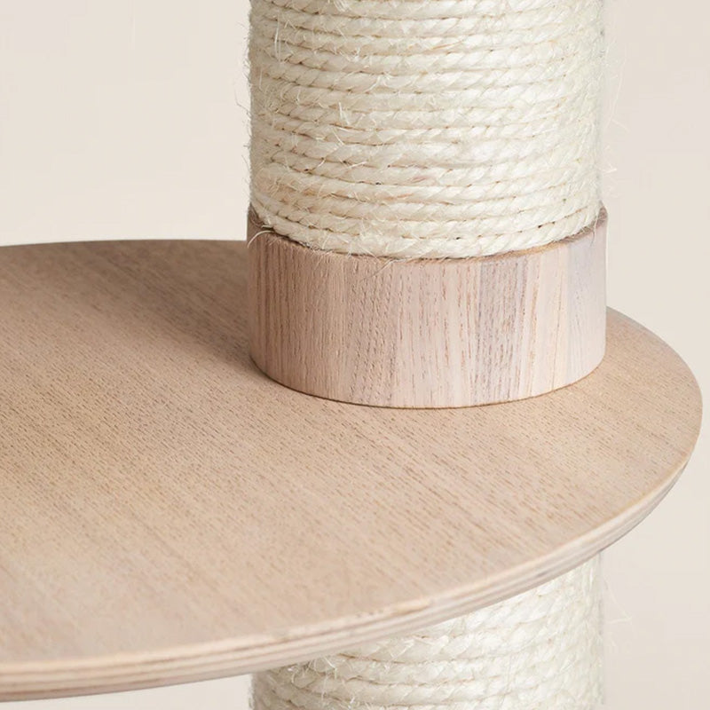 Three Tiers Of Oval Cat Tree