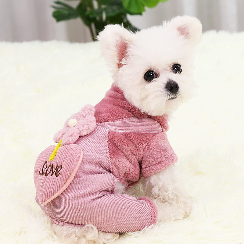 Autumn And Winter Pet Warm Four-Legged Clothes
